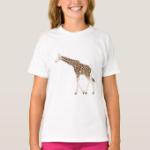 Giraffe Oerwoud Safari Animal T-shirt (Voorkant)