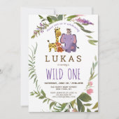 Giraffe Oerwoud Safari Kaart (Voorkant)