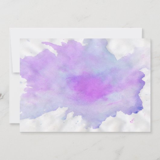 Giraffe oerwoud waterverf gefeliciteerd kaart (Achterkant)