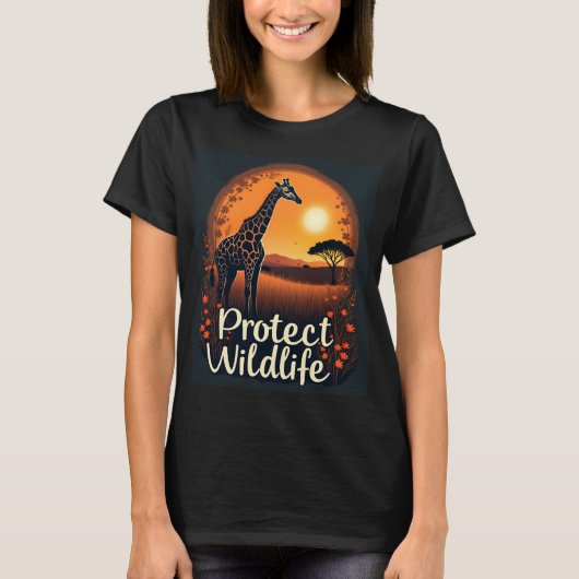 Giraffe of the Savanna Tank Top (Voorkant)