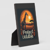 Giraffe of the Savanna Tank Top Fotoplaat (Zijkant)