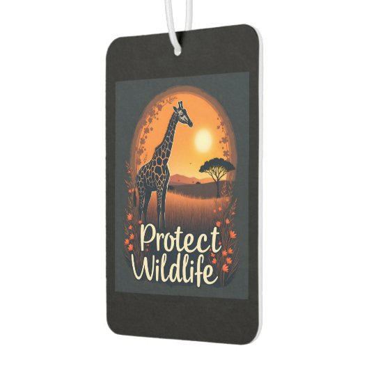 Giraffe of the Savanna Tank Top Luchtverfrisser (Links)