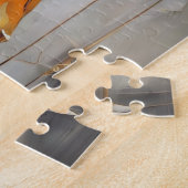 Giraffe olieverfschilderij legpuzzel (Zijkant)