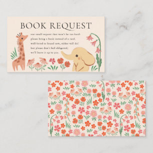 Giraffe Olifant Oerwoud Dierenboek Aanvraag Informatiekaartje