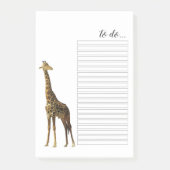 Giraffe om Post-it® notes aan te bieden (Voorkant)