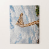 Giraffe omhoog Sluiten Jigzaag Puzzle Legpuzzel (Verticaal)