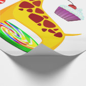 Giraffe ompakken papier (Hoek)