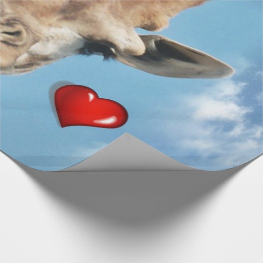 Giraffe ompakken papier (Hoek)