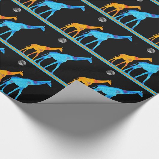 Giraffe ompakken papier (Hoek)