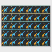 Giraffe ompakken papier (Vlak)