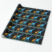Giraffe ompakken papier (Uitgerold)