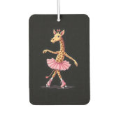 Giraffe On Roller Skates In Pink Tutu Tank Top Luchtverfrisser (Voorkant)