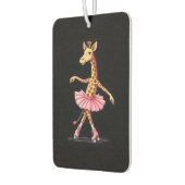 Giraffe On Roller Skates In Pink Tutu Tank Top Luchtverfrisser (Links)