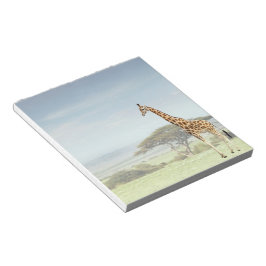 Giraffe on the Serengeti Notitieblok