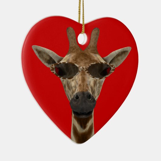 Giraffe Onbekend Keramisch Ornament (Rechts)