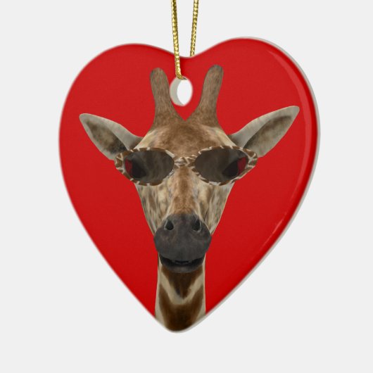 Giraffe Onbekend Keramisch Ornament (Links)