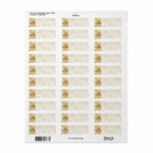 Giraffe ontwerp. etiket (Full Sheet)