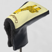 Giraffe Ontwerp Golfheadcover (3/4 voorkant)