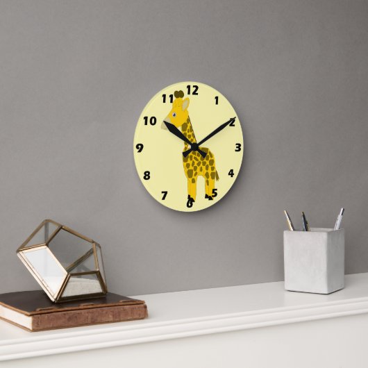 Giraffe Ontwerp Ronde Klok (Kantoor)