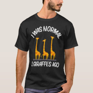 Giraffe Ontwerpen Voor Mannen Vrouwen Safari Wilde T-shirt