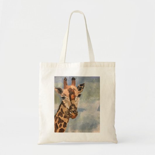 Giraffe op canvas tas (Voorkant)