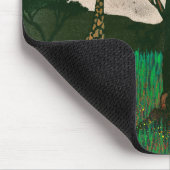 Giraffe op de Planes van Afrika Muismat (Hoek)