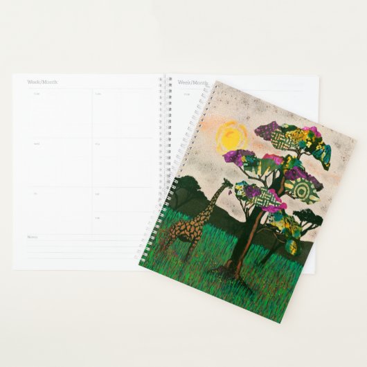 Giraffe op de Planes van Afrika Planner (Display)