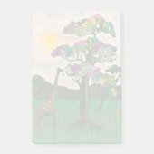 Giraffe op de Planes van Afrika Post-it® Notes (Voorkant)
