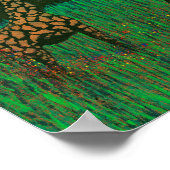 Giraffe op de Planes van Afrika Poster (Hoek)