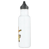 Giraffe op Hip Hop Dance Dab Waterfles (Rechts)