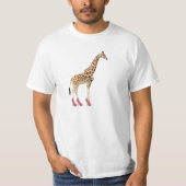 Giraffe op hoog niveau t-shirt (Voorkant)