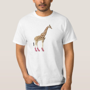 Giraffe op hoog niveau t-shirt