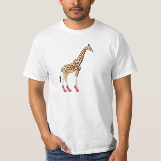Giraffe op hoog niveau t-shirt (Voorkant)