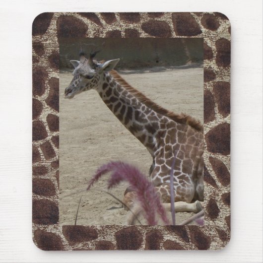 Giraffe op Rest Muismat (Voorkant)