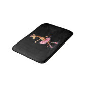 Giraffe op roller Schaatsen in roze tutu Tanktop Badmat (Gekanteld)