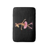 Giraffe op roller Schaatsen in roze tutu Tanktop Badmat (Voorkant Verticaal)