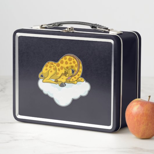 Giraffe op wolken (In situ)