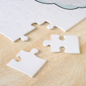 Giraffe op wolken legpuzzel (Zijkant)