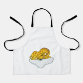 Giraffe op wolken schort (Voorkant)