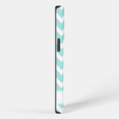 Giraffe op zigzag chevron. iPhone hoesje (Rechterkant)