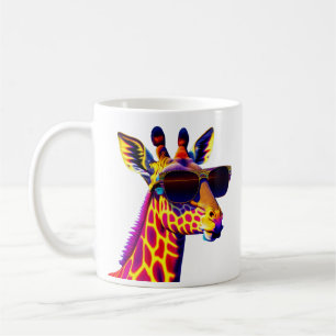 Giraffe opticien koffiemok