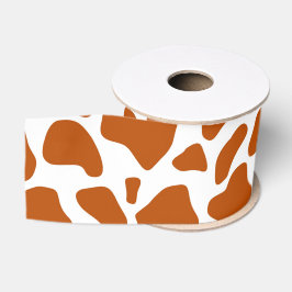 Giraffe Oranje Print Decoratief Lint