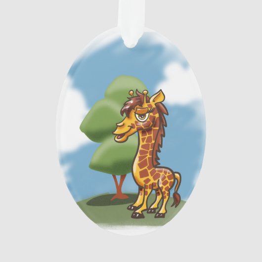 Giraffe Ornament (achterkant)