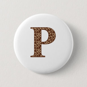 Giraffe P Ronde Button 5,7 Cm
