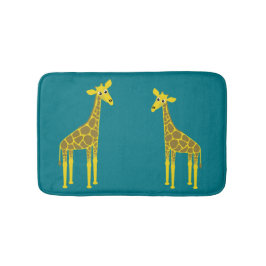 Giraffe paar badmat