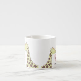 Giraffe paar bruiloft / Verloving Espresso Kop