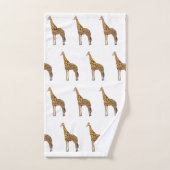 Giraffe Painting Badhanddoek Set Bad Handdoek (Handdoek)