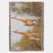 Giraffe Pair Deken (Voorkant Verticaal)