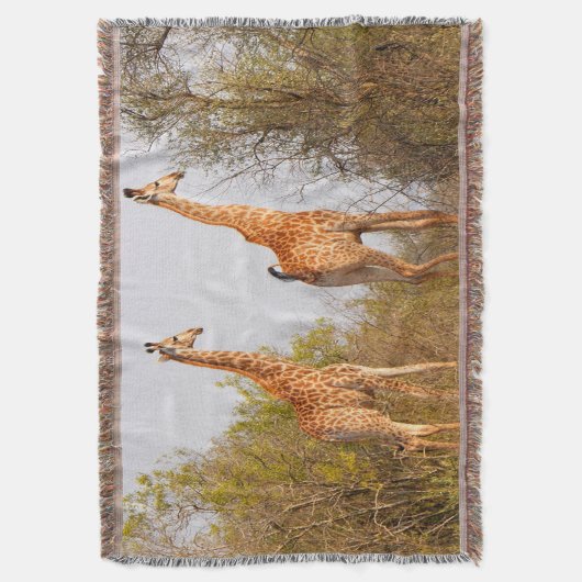 Giraffe Pair Deken (Voorkant Verticaal)