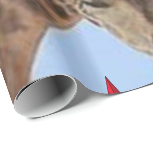 Giraffe pakpapier op 4 juli (Rol Hoek)